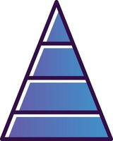 piramide vector icoon ontwerp