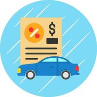 auto lening vector icoon ontwerp