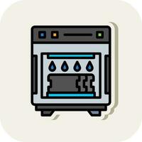 schotel wasmachine vector icoon ontwerp