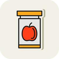 appel jam vector icoon ontwerp