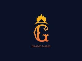 g modern brief logo vector