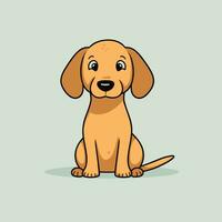 hond vector schattig hond tekenfilm symbool