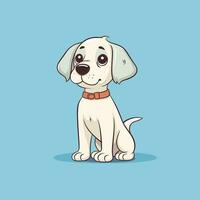 hond vector schattig hond tekenfilm symbool