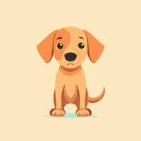 hond vector schattig hond tekenfilm symbool