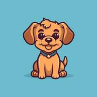 hond vector schattig hond tekenfilm symbool