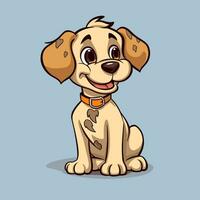 hond vector schattig hond tekenfilm symbool