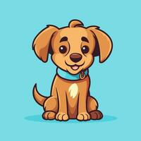 hond vector schattig hond tekenfilm symbool