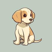 hond vector schattig hond tekenfilm symbool