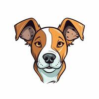 hond vector schattig hond tekenfilm symbool