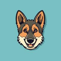 hond vector schattig hond tekenfilm symbool