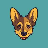 hond vector schattig hond tekenfilm symbool