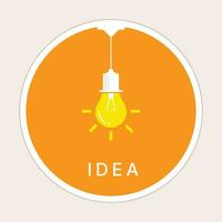 symbool idee licht lamp lamp ontwerp vector