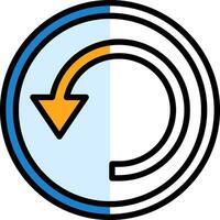 circulaire pijl vector icoon ontwerp