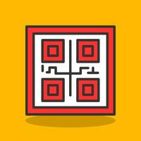 qr code vector icoon ontwerp