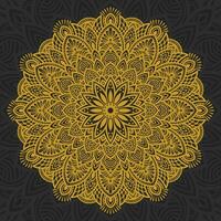 sier- luxe mandala patroon achtergrond met Koninklijk gouden arabesk patroon Arabisch Islamitisch oosten- stijl. traditioneel Turks, Indisch motieven. vector