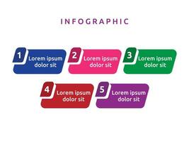 vector blanco bedrijf diagram infographics sjabloon element ontwerp tabel stap door stap