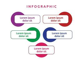 vector blanco bedrijf diagram infographics sjabloon element ontwerp tabel stap door stap