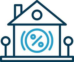 huis lening vector icoon ontwerp