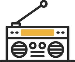 radio vector icoon ontwerp