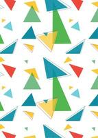 naadloos abstract kleurrijk van driehoek patroon vector