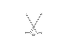 hockey stok vector ontwerp en illustratie. hockey stok vector kunst, pictogrammen, en vector afbeeldingen. hockey stok vector ontwerp en schets.