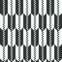 zwart en wit patroon in pixel kunst stijl vector