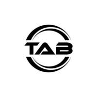 tab logo ontwerp, inspiratie voor een uniek identiteit. modern elegantie en creatief ontwerp. watermerk uw succes met de opvallend deze logo. vector