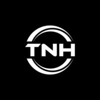 tnh logo ontwerp, inspiratie voor een uniek identiteit. modern elegantie en creatief ontwerp. watermerk uw succes met de opvallend deze logo. vector