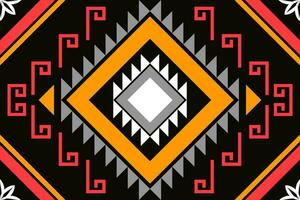 etnisch meetkundig naadloos patroon. ontwerp voor kleding stof, kleren, decoratief papier, inpakken, textiel, borduurwerk, illustratie, vector, tribal patroon vector