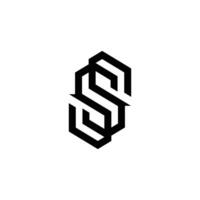 brief s logo met modern creatief ontwerp idee vector