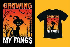 halloween t-shirt ontwerp vector