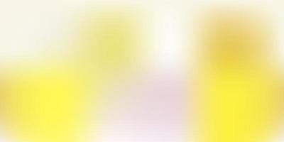 lichtroze, gele vector wazig sjabloon.