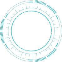 futuristische tech cirkel vector