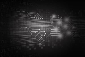 cyber circuit toekomstige technologie concept achtergrond vector