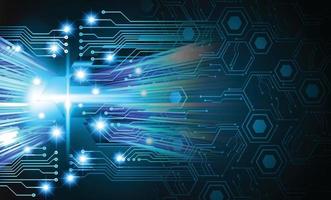 cyber circuit toekomstige technologie concept achtergrond vector