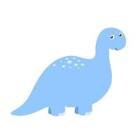 schattig weinig baby dinosaurus. vector kleurrijk illustratie geïsoleerd Aan wit achtergrond voor kinderen