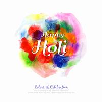 Abstracte Gelukkige kleurrijke het festival van Holi modieuze illustratie als achtergrond vector
