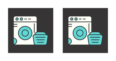 wasmachine vector pictogram