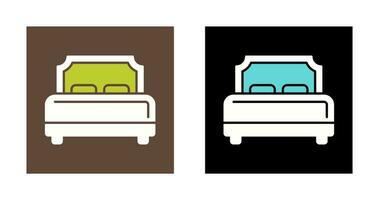 hotel bed vector icoon