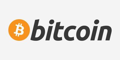 bitcoin logo knop vector