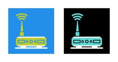 Wifi router vector icoon