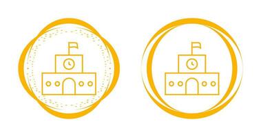 school- gebouw vector icoon