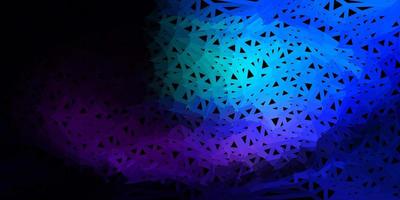donkerroze, blauw vector veelhoekig patroon.