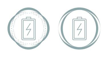 pictogram batterij opladen vector