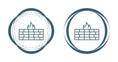 firewall vector pictogram