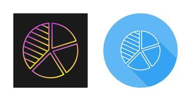 cirkeldiagram vector pictogram