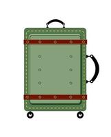 oude vintage bagage tas koffer reizen vector