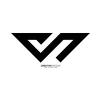 brief vs of sv lijn vorm creatief eerste modern monogram logo. v logo. s logo vector