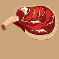 halal rundvlees vlees vector