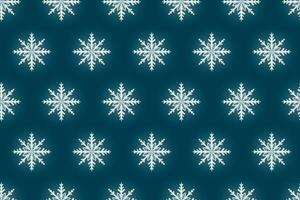 winter vector naadloos tekenfilm patroon met blauw glimmend sneeuwvlokken.